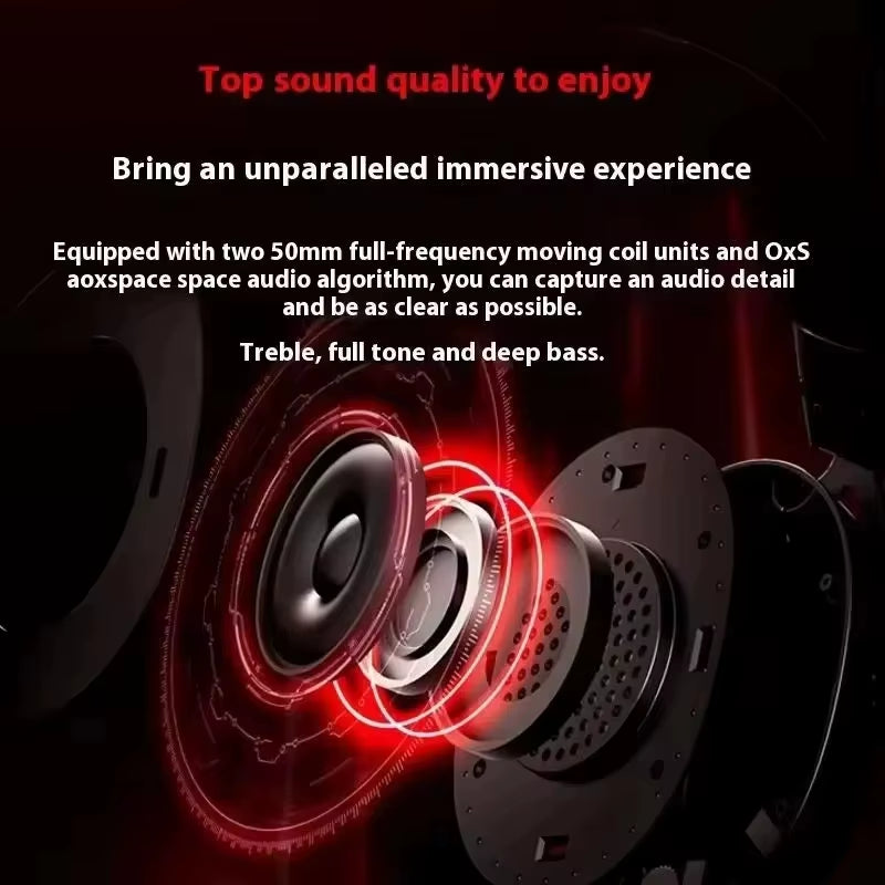 OXS Storm G2 Wireless Gaming Headset 50Mm Full-Frequency Dynamic 7.1 Surround Sound Headset 25Ms Ultra-Low Latency Headphones