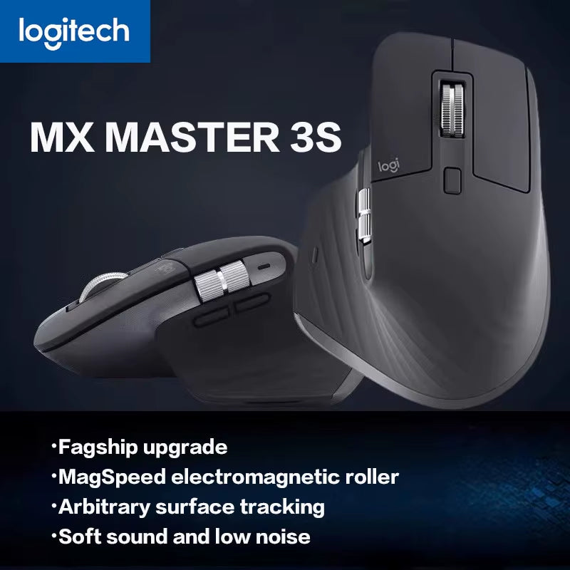 MX Master 3S Wireless Bluetooth Mouse Business Office Softtone Mouse Ergonomic Business Office Mouse