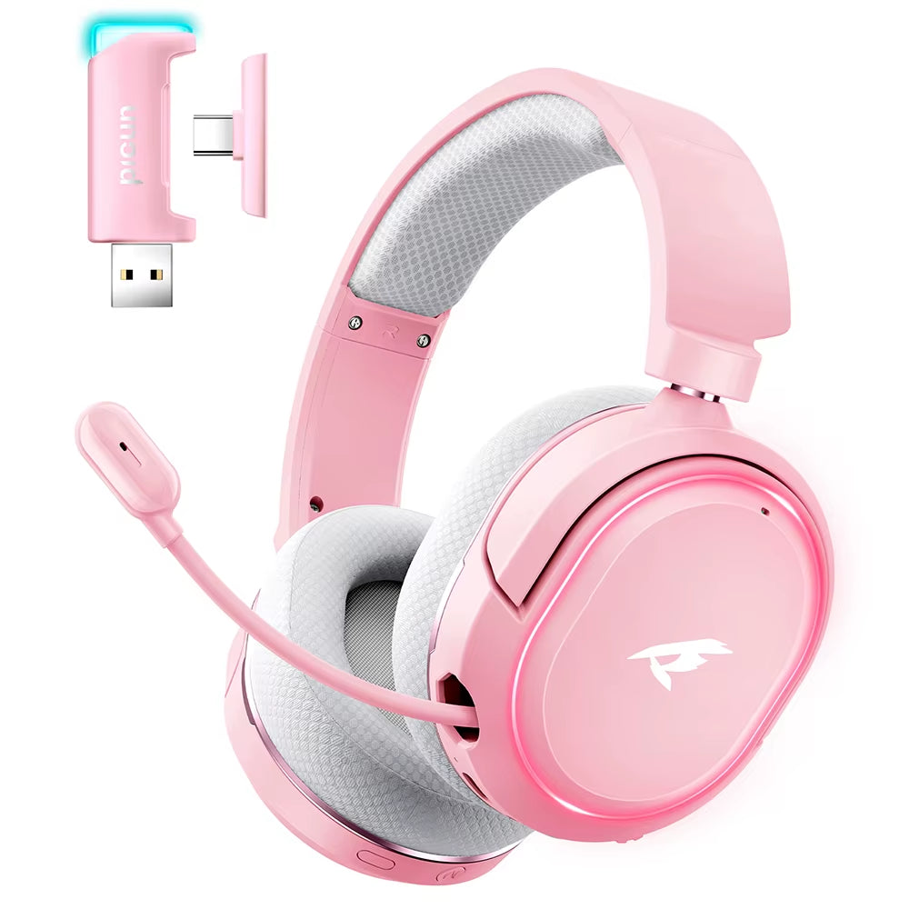 G2 Wireless Gaming Headset Bluetooth 5.3 2.4G Headphones 7.1 Surround 5Ms Low Latency ENC Mic for PC PS4 PS5 Phone Switch