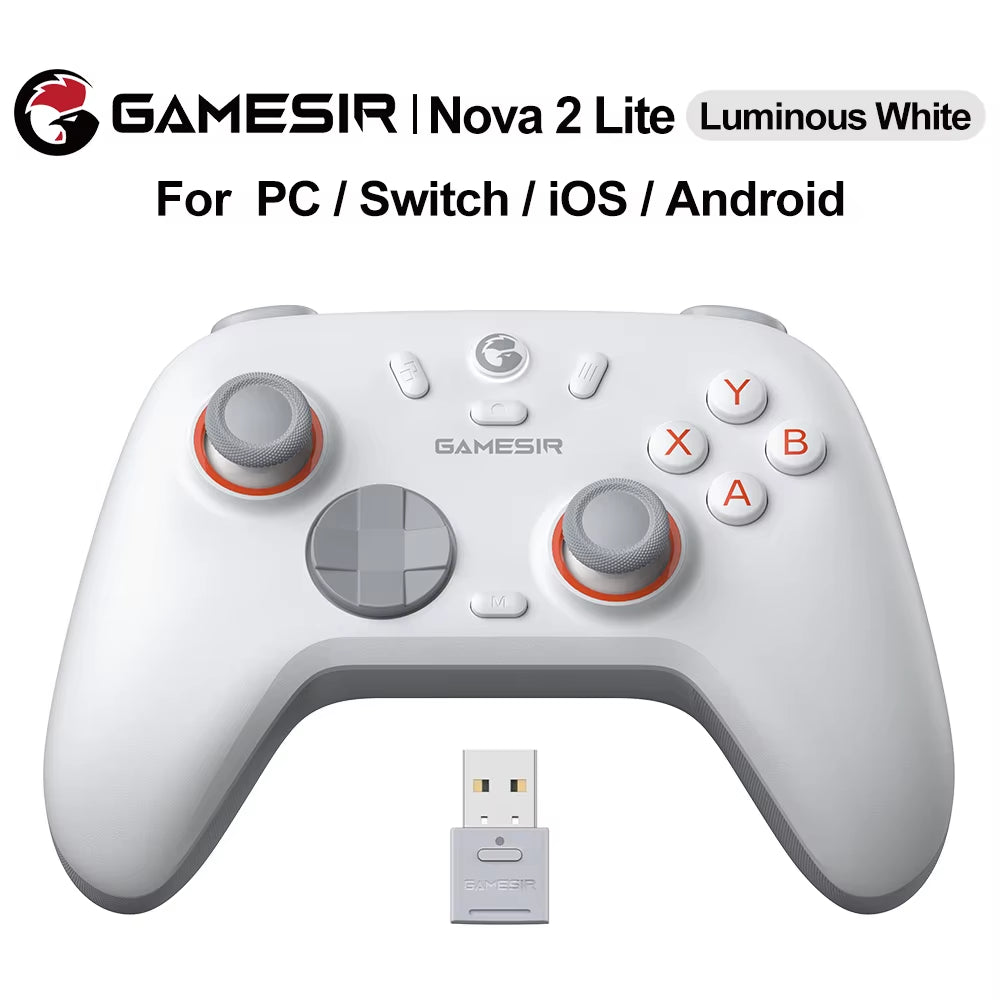 Gamesir Nova 2 Lite Wireless Controller Bluetooth Gamepad with Ultra Low Button and Stick Latency for Nintendo Switch 2 PC IOS