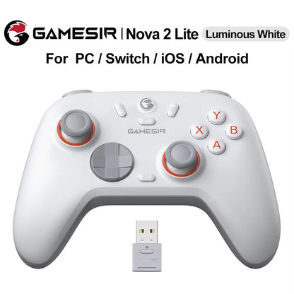 Gamesir Nova 2 Lite Wireless Controller Bluetooth Gamepad with Ultra Low Button and Stick Latency for Nintendo Switch 2 PC IOS
