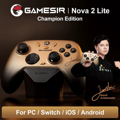 Gamesir Nova 2 Lite Wireless Controller Bluetooth Gamepad with Ultra Low Button and Stick Latency for Nintendo Switch 2 PC IOS