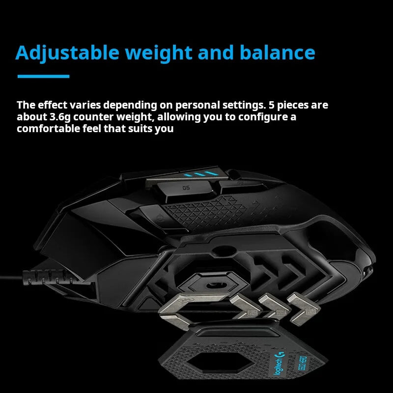 G502 HERO Cable Game Mouse E-Sports Eating Chicken Mechanical Mouse RGB Light Can Be Balanced to Eat Chicken Macro Prog