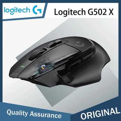 G502 X Lightspeed Wireless Gaming Mouse - LIGHTFORCE Hybrid Optical-Mechanical Switches, HERO 25K Gaming Sensor, Compat