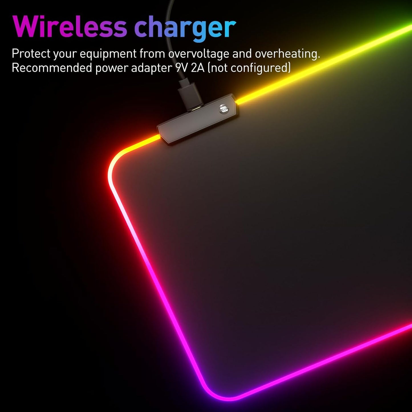 RGB Mousepad Led Mouse Pad, Large Mouse Pad,Led and Big Mouse Mat